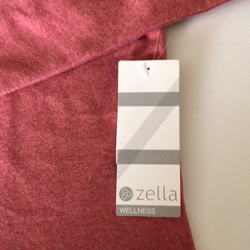 Zella Serene Cozy Melange Hoodie Coral Size S NWT - Picture 4 of 5